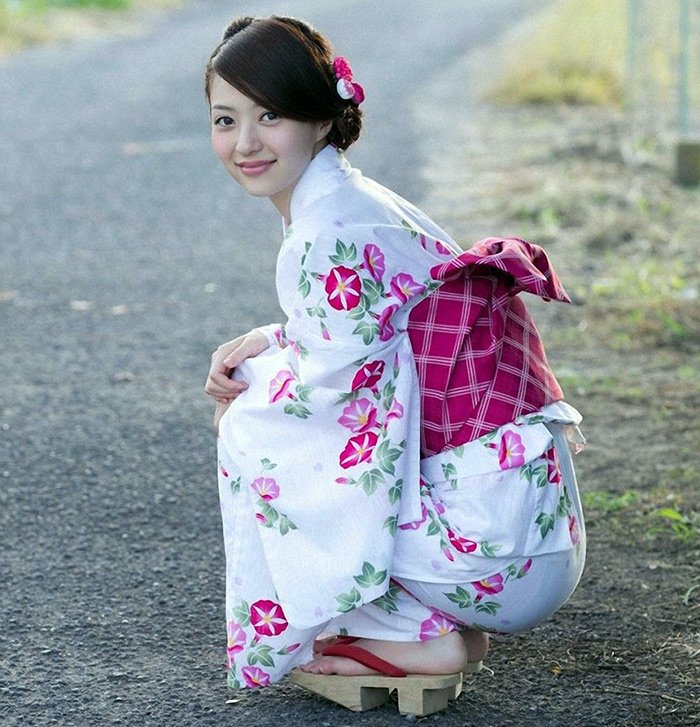 Japanese style photo kimono