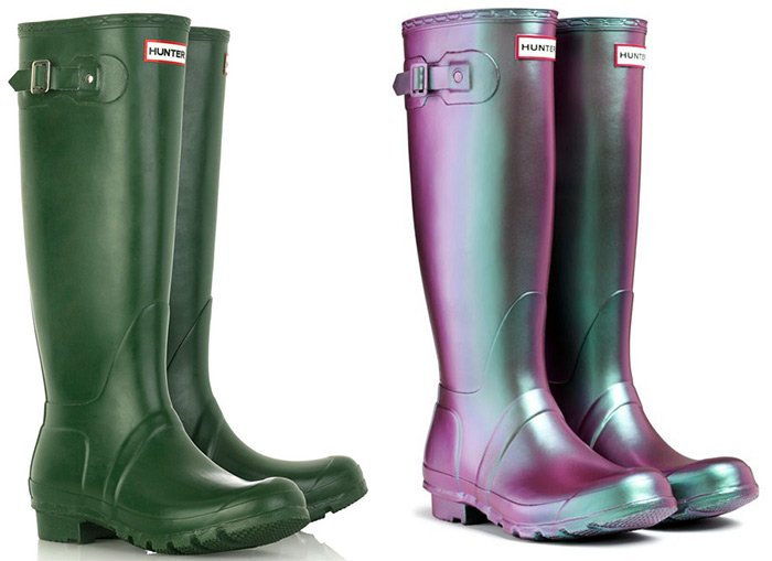 Fashionable rubber boots Hunter 2024-2025, photo