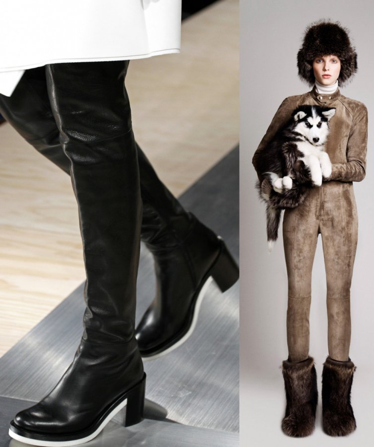 Boots from Reed Krakoff and Bally photos