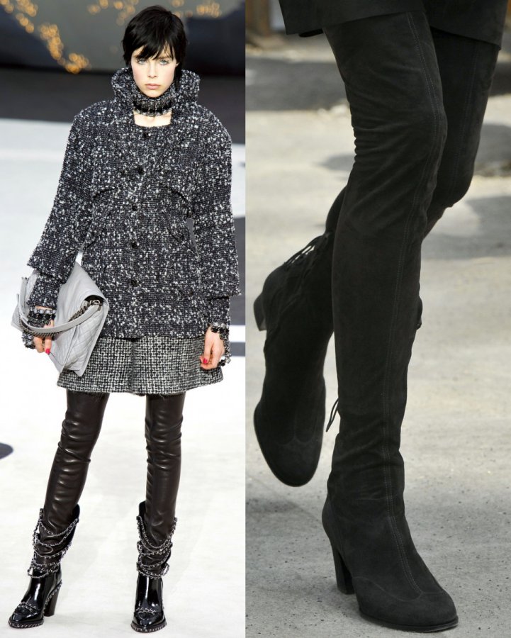 Fashionable boots Chanel fall-winter-2024-2025 photo