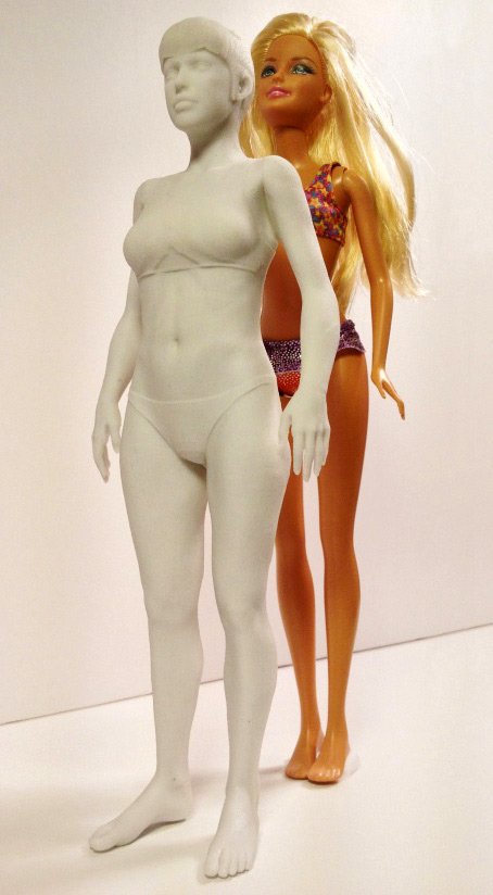 Barbie and the real girl prototype