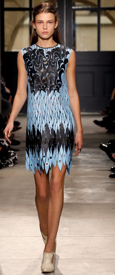 In the photo of the dress from Balenciaga