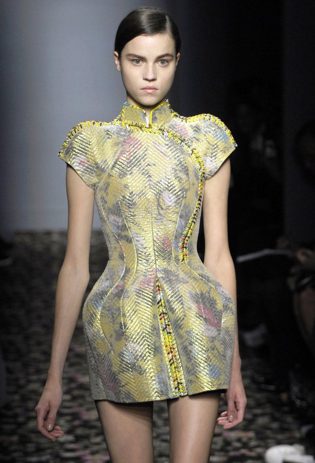 Dress from the Balenciaga collection, photo