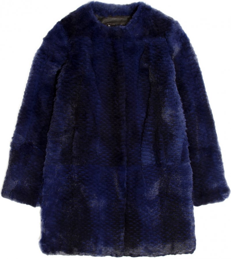 Diane von Furstenberg fur coat