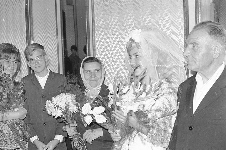 Soviet style wedding