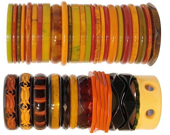 Bakelite bracelets - Bakelite jewelry, photo