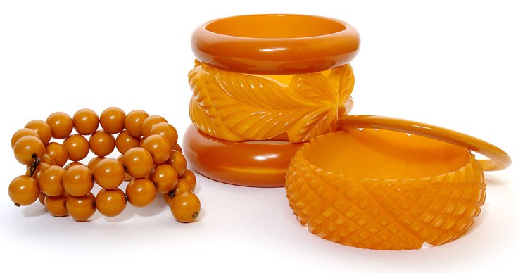 Bakelite bracelets - Bakelite jewelry, photo