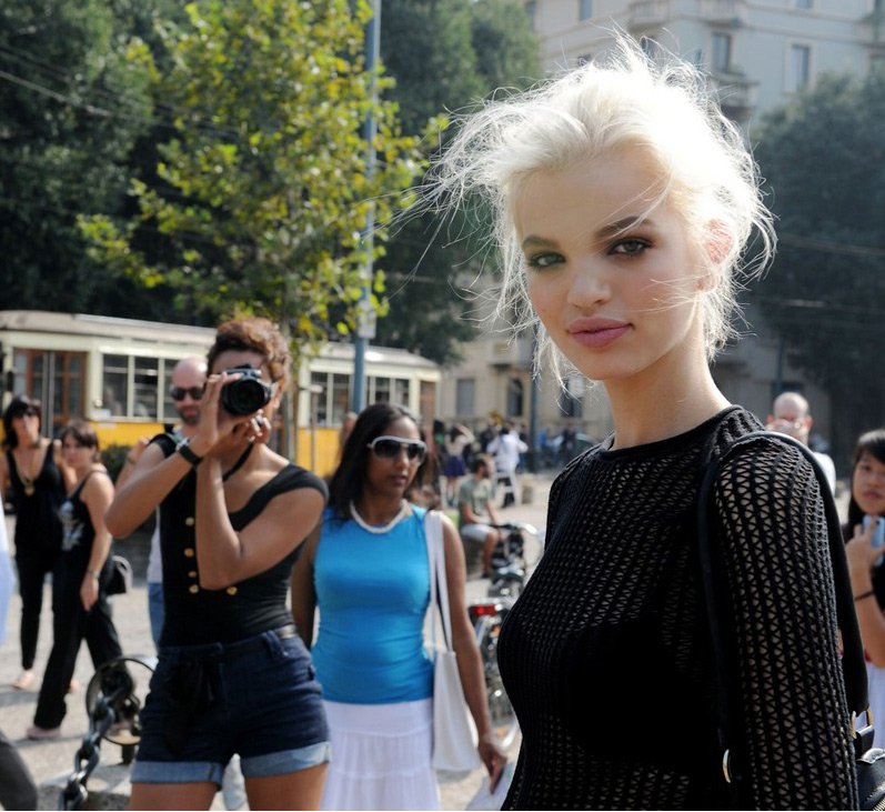 Top model Daphne Groenveld, photo