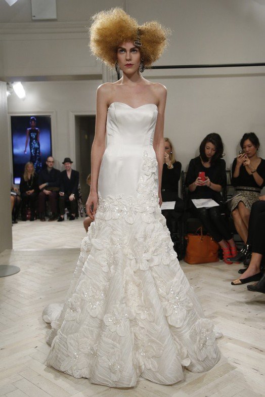 Wedding dress Badgley Mischka, photo