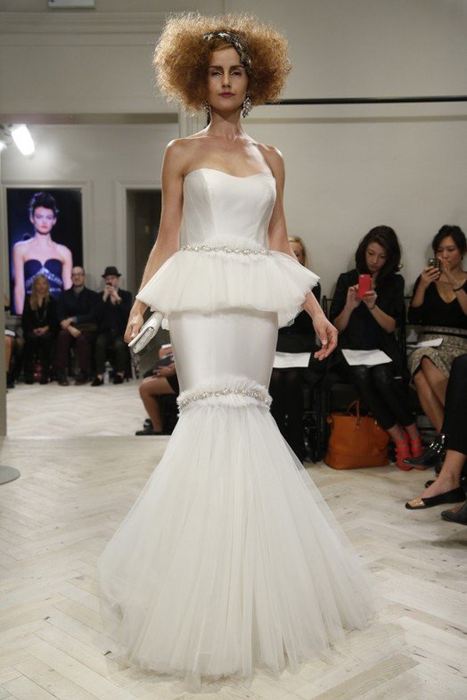 Wedding dress Badgley Mischka, photo