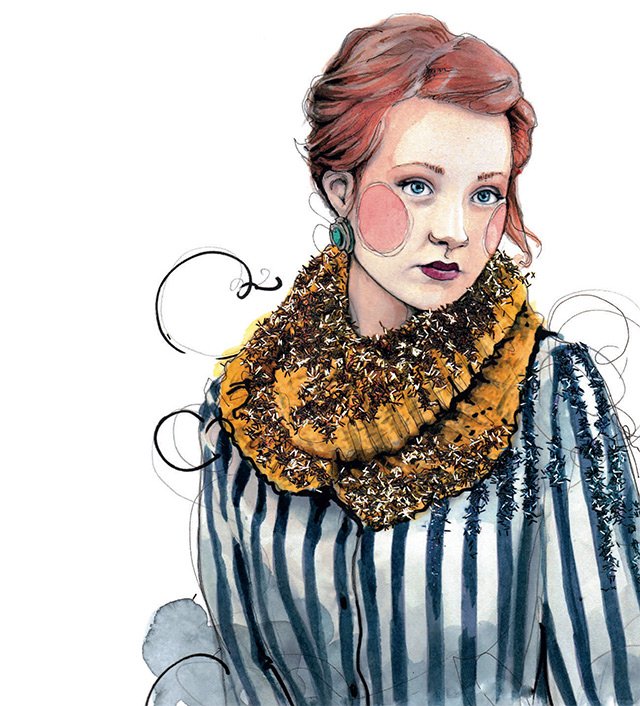 Beautiful fashion illustrations