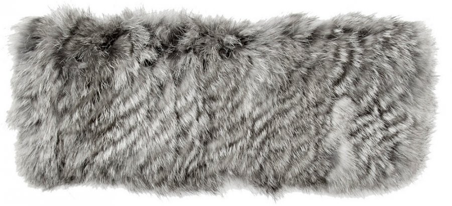 Rabbit fur muff fall-winter 2024-2025, photo