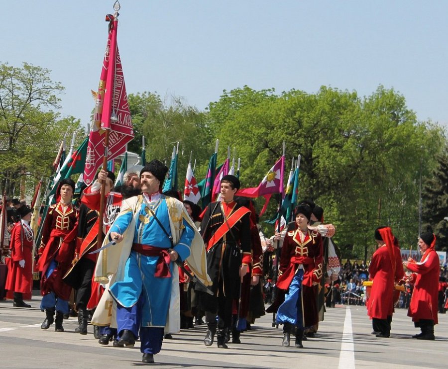 The Cossacks are cosplay, photo