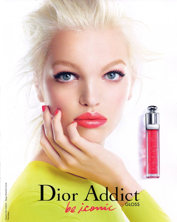 Daphne Groenveld advertising for the fragrance Dior