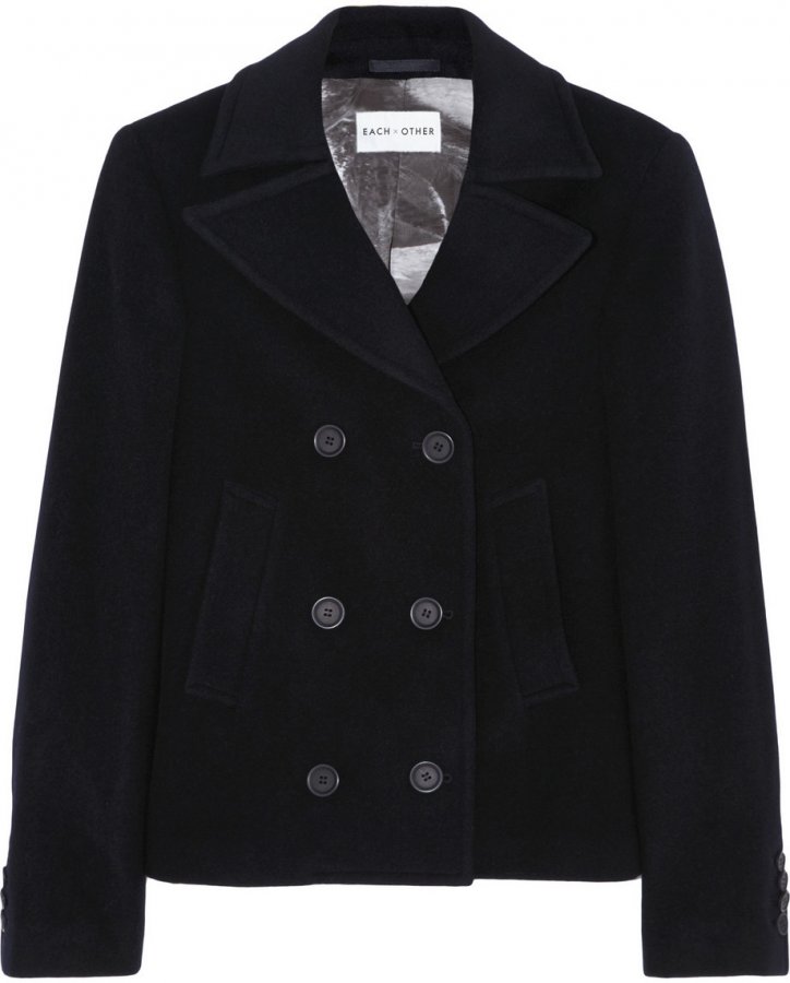 Winter women's peacoat for girls, photo