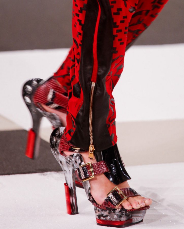 Alexander McQueen sandals, photo