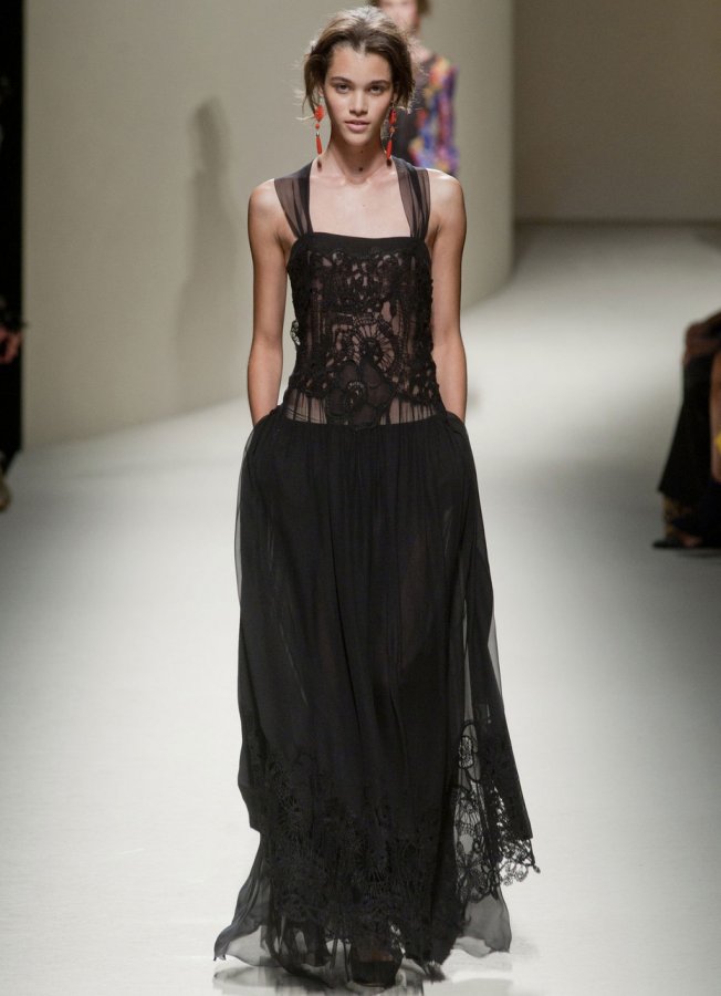 Alberta Ferretti Black Dress