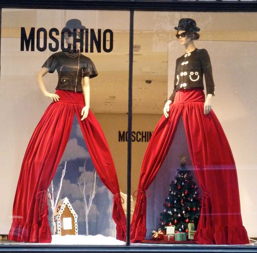 Moschino boutique, photo showcase