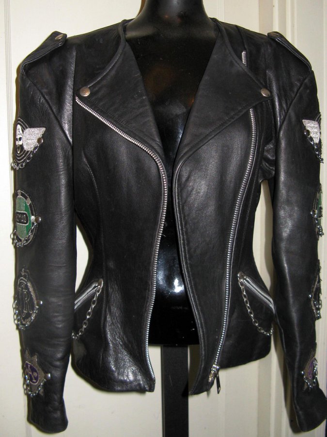 Leather jacket John Richmond, photo