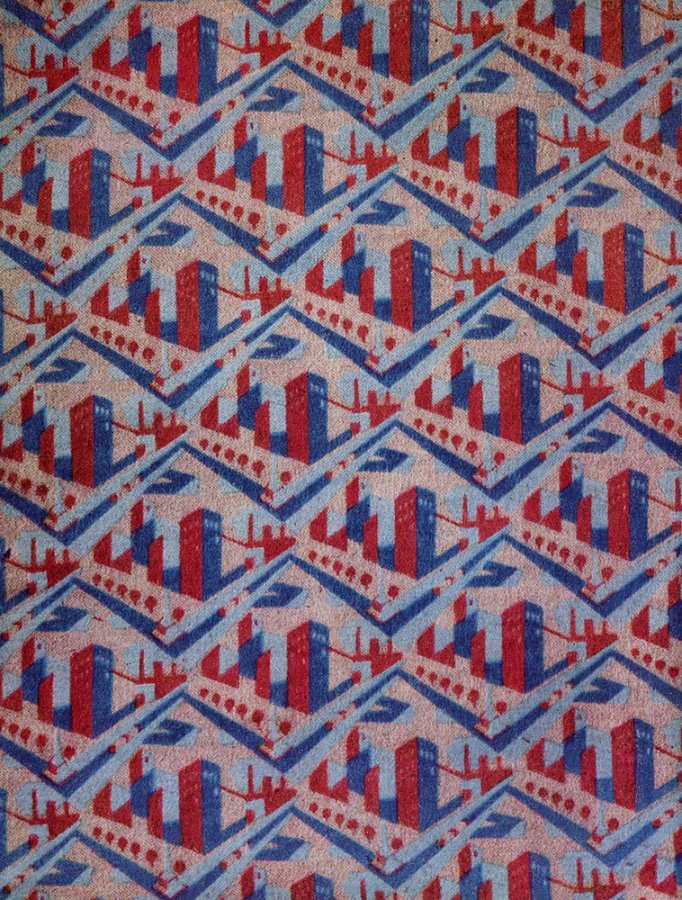 Soviet factories - print on fabric