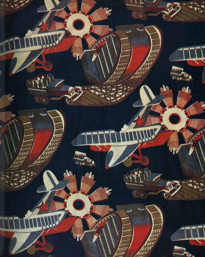 Fabrics of the Soviet era of the beginning of the USSR