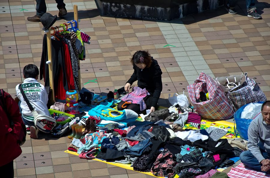 Market trading in Japan