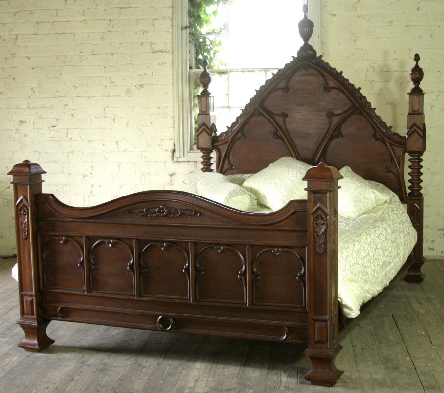 Gothic bed, photo