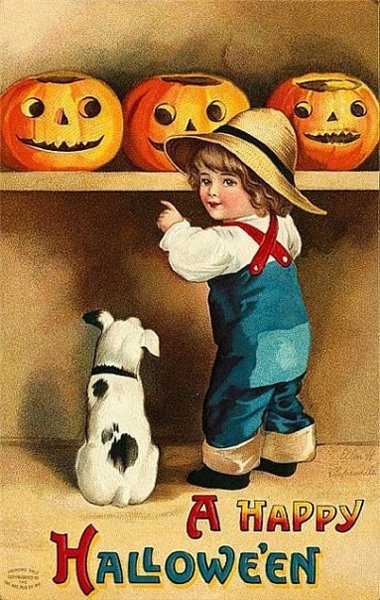 postcard - Halloween