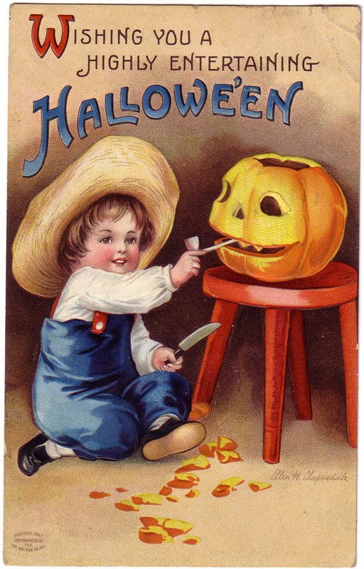 Halloween Antique Postcards