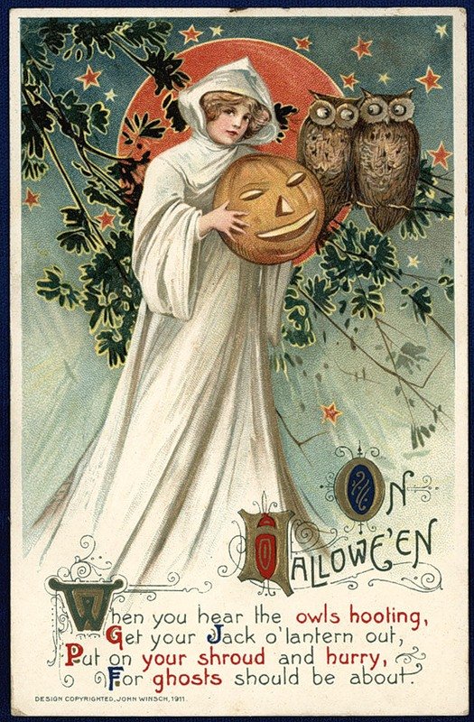 postcard - Halloween