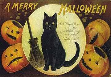 Halloween - vintage postcards!