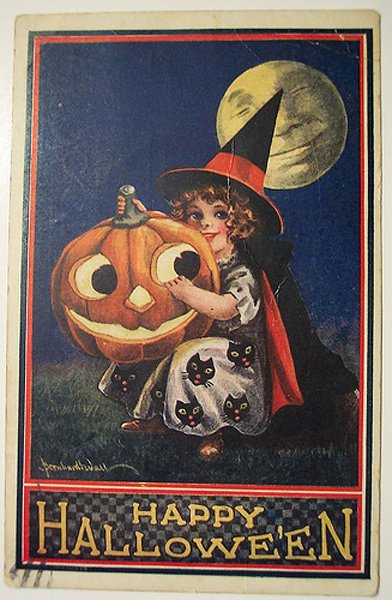 Halloween postcard