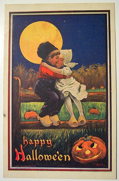 Halloween postcard