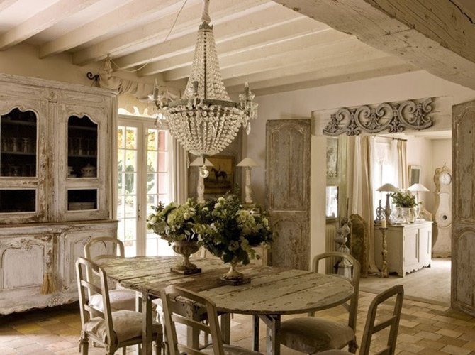 Provence style interior photo