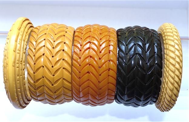 Beautiful Carved Vintage Bakelite Bracelets