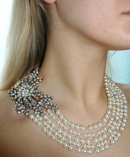 Beautiful necklace, photo jewelry