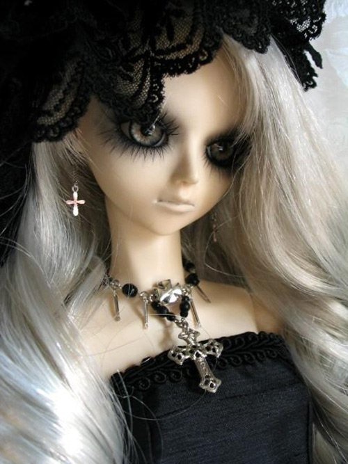 Gothic blonde, photo