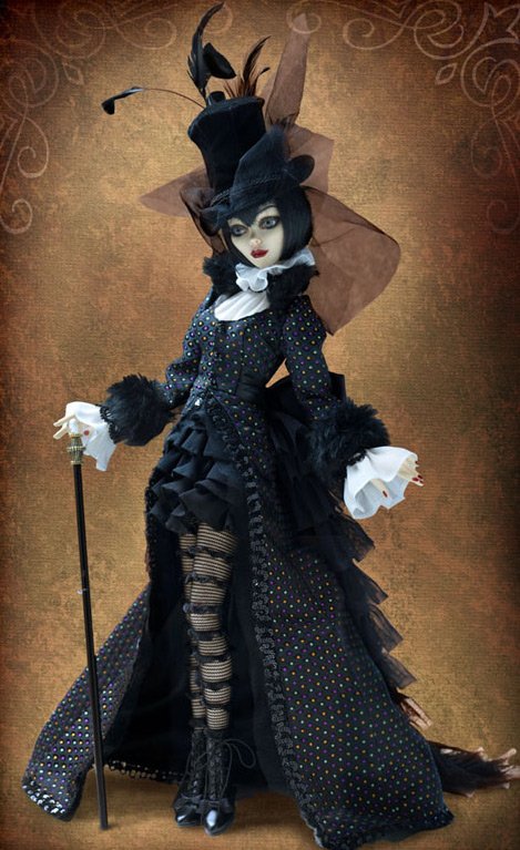 Beautiful gothic dolls