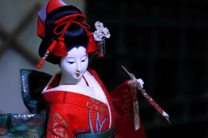 Japanese interior doll, photo