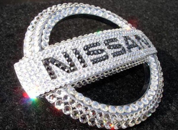 Car decoration with Swarovski crystals