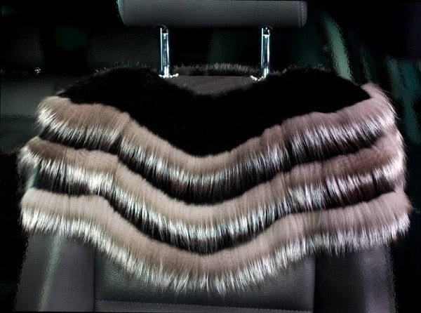 Glamorous fur car covers