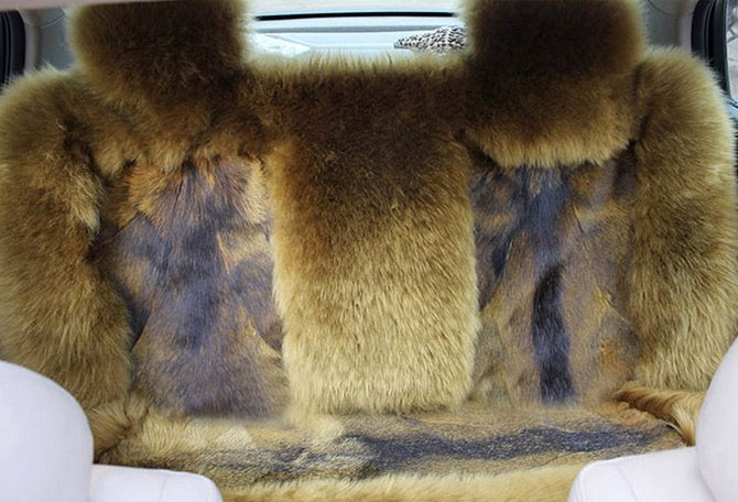 Fur car covers