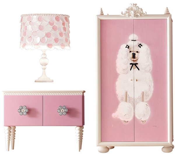 Pink furniture, photo