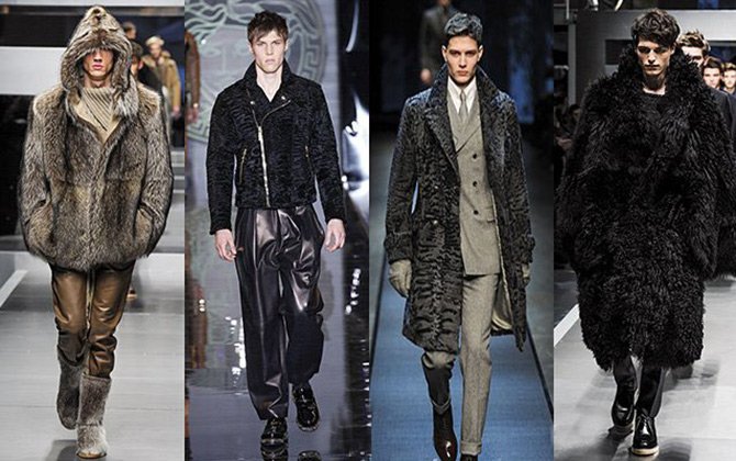 Fur jackets and fur coats for men