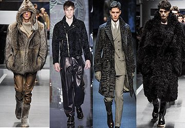 Fur coats and jackets with fur for men