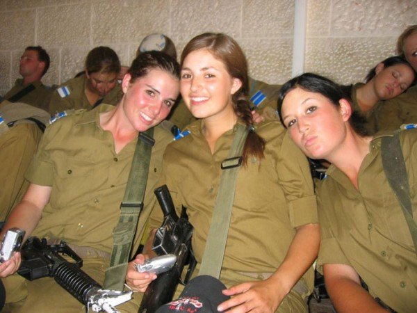 Photos of beautiful girls in military uniform