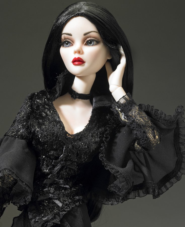 Beautiful gothic doll, photo