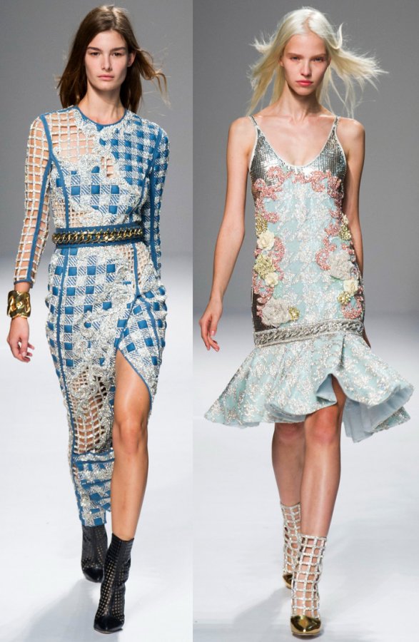 Spring-Summer 2024 fashion, photo of Balmain dress