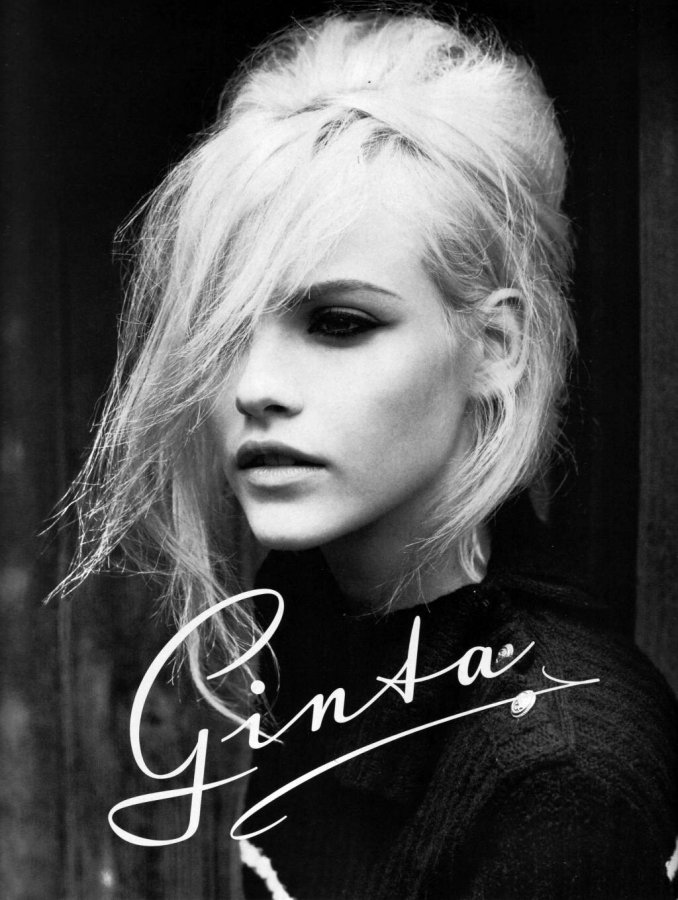 Ginta Lapina - autographed photo