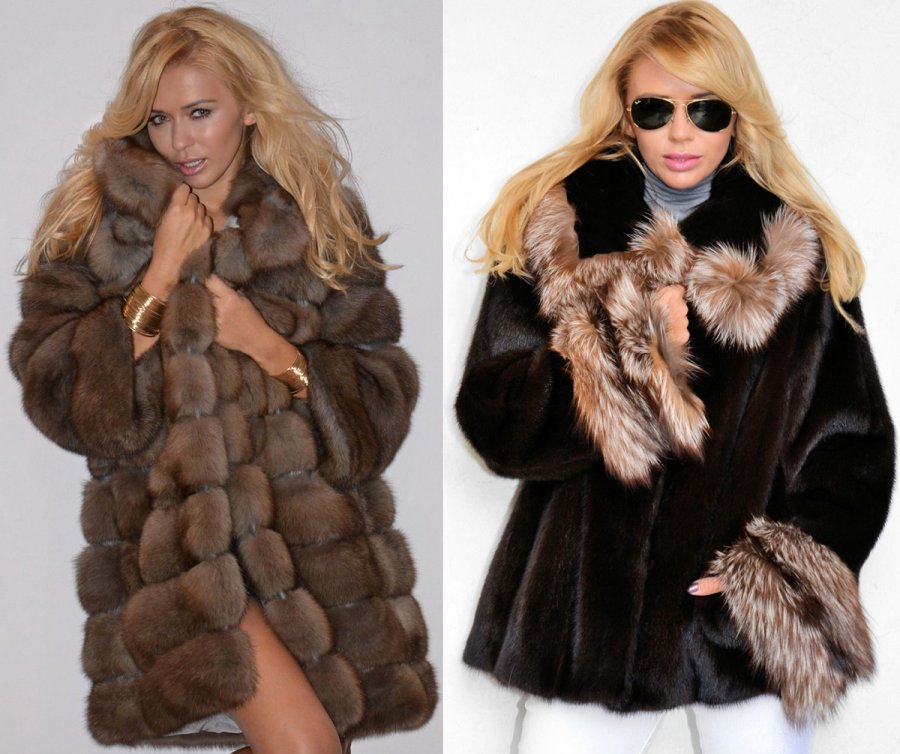 Beautiful fur coats for the Russian climate